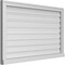 Ekena Millwork Vertical Surface Mount PVC Gable Vent: Functional, w/ 2"W x 2"P Brickmould Sill Frame, 42"W x 26"H GVPVE42X2603SF - alternate 2